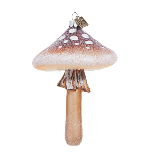 EC 5" Brown Mushroom Ornament