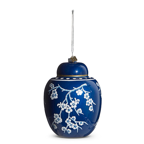 EC GINGER JAR ORNAMENT 6.5"