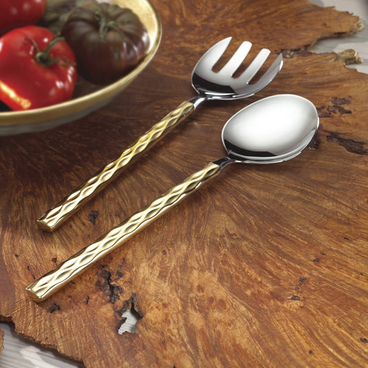 Truro Gold 2-piece Salad Server-12"