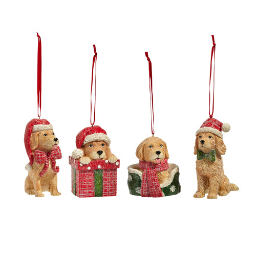 Celebrate The Season Pup Ornament 4"