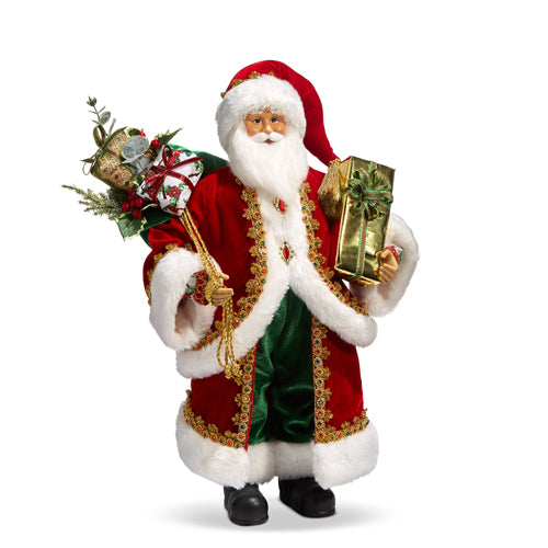 Jeweled Santa 18"