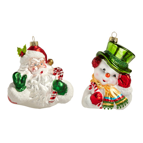 RETRO CHRISTMAS ORNAMENT 5"
