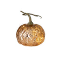 Leaf Patterned LED Light-Up Pumpkin