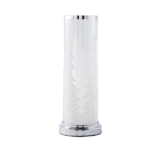 16" Glass Hurricane w/Tree