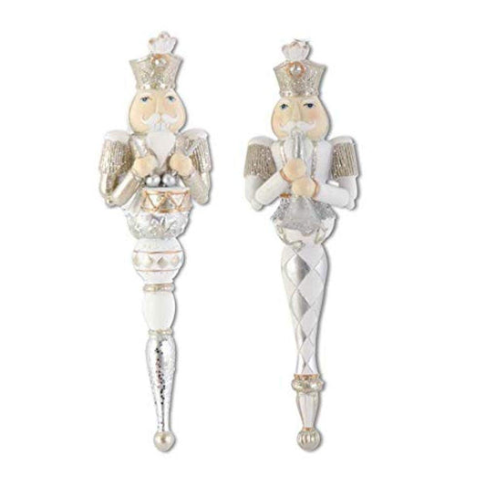 Assorted Gold & Silver Finial Nutcracker Ornament
