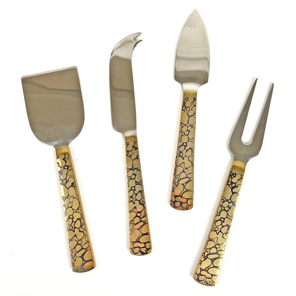 Panthera Gold S/4 Cheese Set
