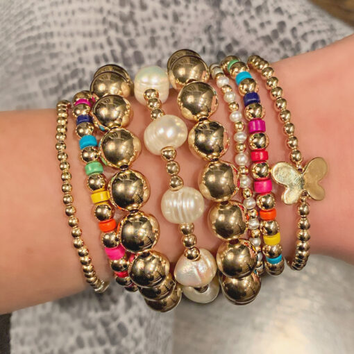 Large Rainbow 5mm Bracelet