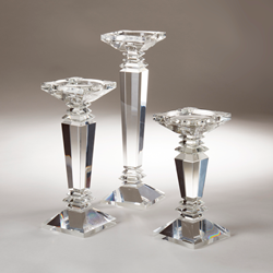 Crystal Pillar Candle Holder V080