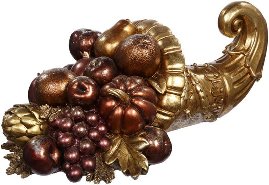 Gold Cornucopia 8"
