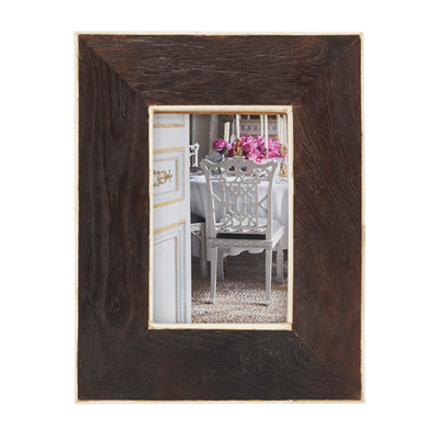 PF062 Wooden & Bone Photo Frame