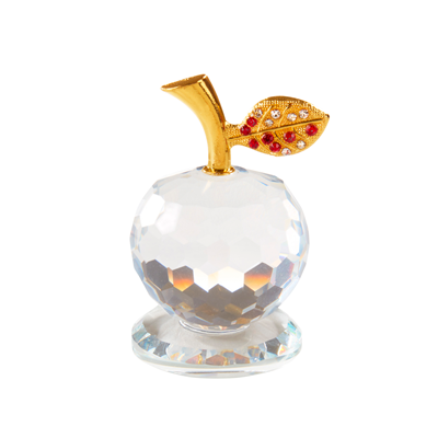 Crystal Apple Figurine