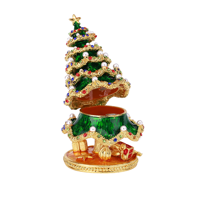 Christmas Tree Box Green 12cm