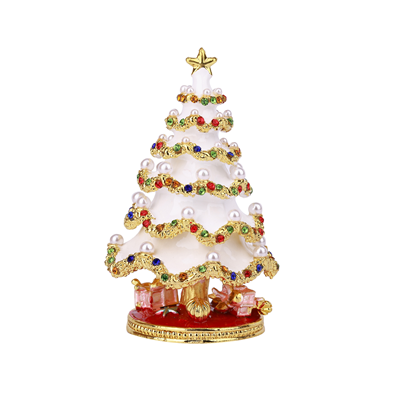 Christmas Tree Box White