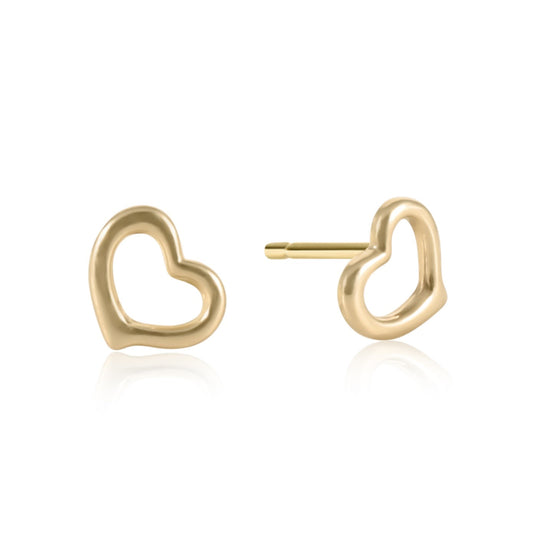 Love Stud - Gold earrings