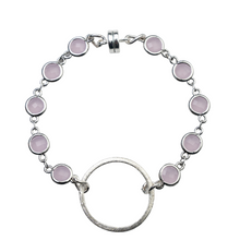 Nataly Rose Crystal, Silver Bracelet
