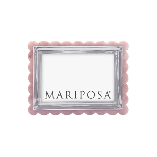 Pink Acrylic Scallop Frame