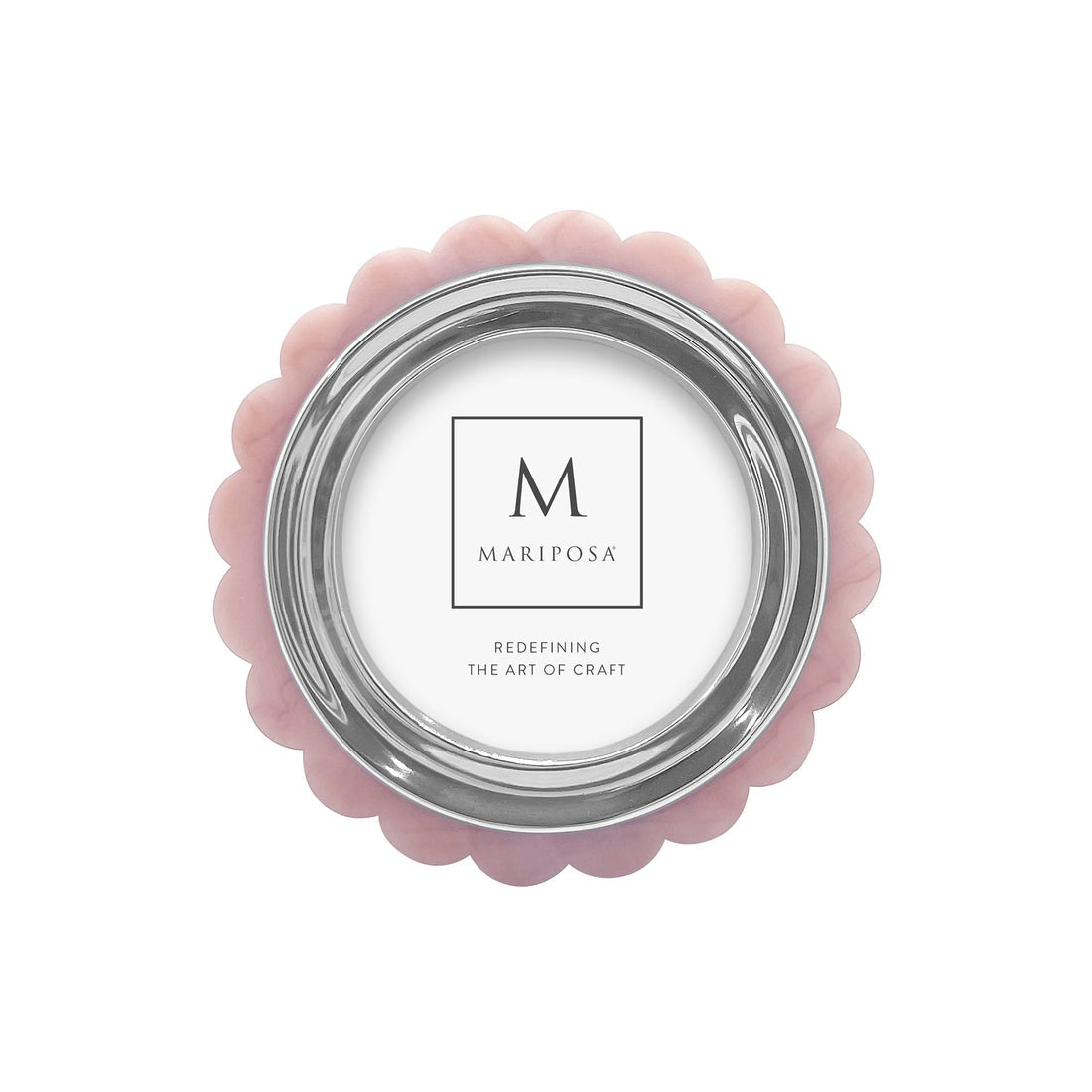 Pink Acrylic Scallop Frame