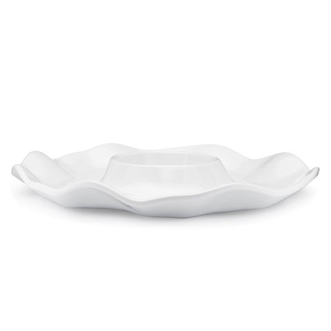 Ruffle 16" Chip & Dip Platter