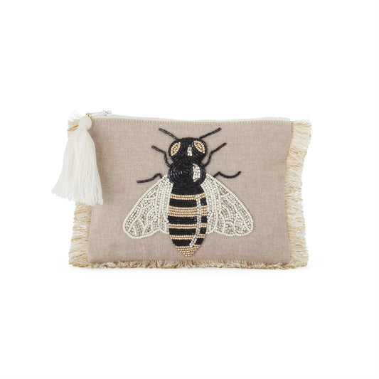 Bee Embellished Bumble Bee Pouch