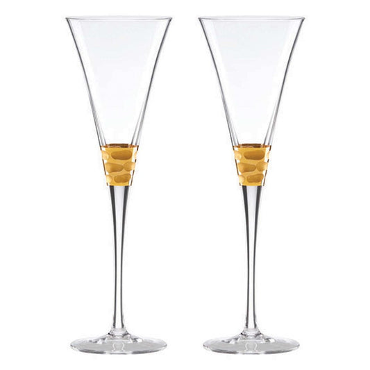 Truro Gold S/2 Toasting Flutes