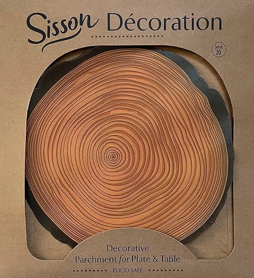 Log Slice Parchment Set/20