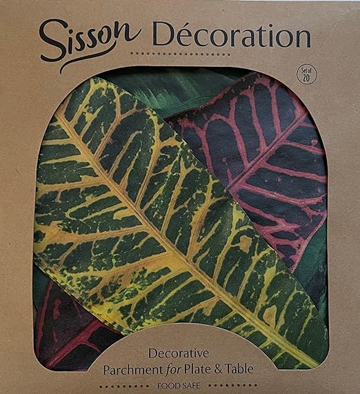 Tropical Leaves Parchment Set/20