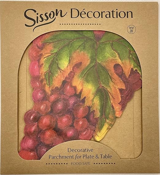 Artist Grape Leaves Parchment Set/20