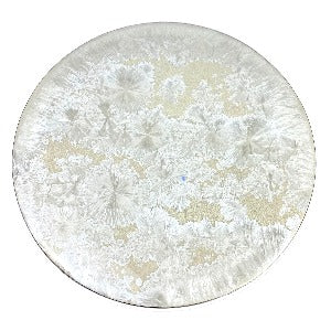 Borealis White/Platinum lazy susan