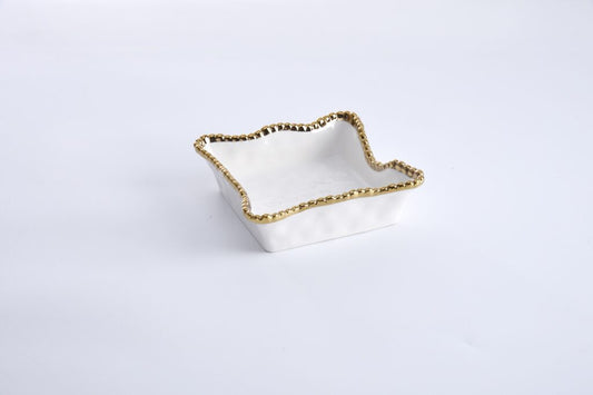 GS Cocktail Napkin Holder w/Gld