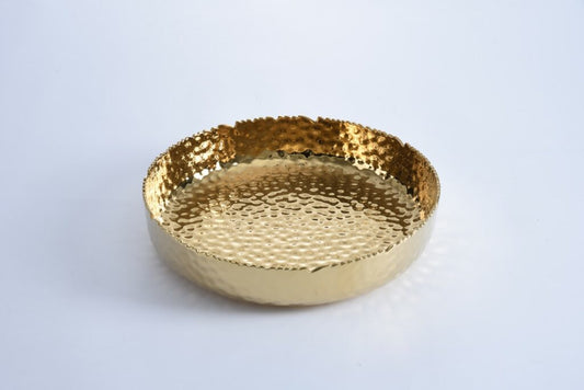 Golden Millenium XL Shallow Bowl Gold