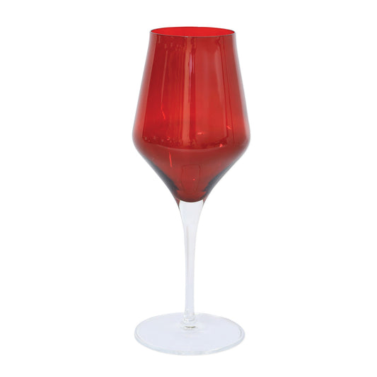 Contessa Red Water Glass-9.5"H, 11oz