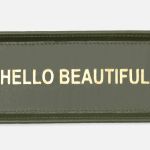 Decorah Hello Beautiful Forest Full-Grain Leather Desk Tray