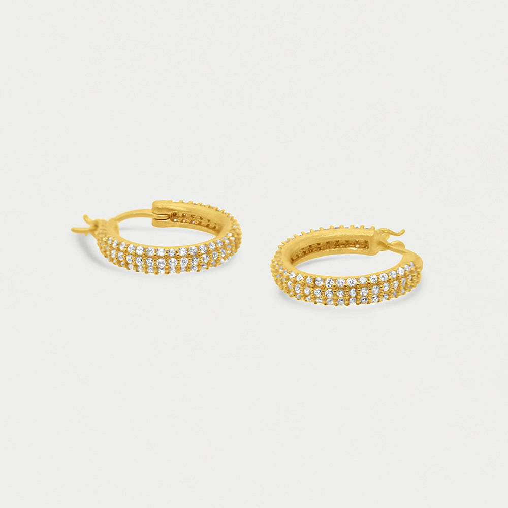 Signature Gold Double Huggie
