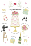 Wedding Motifs Wedding Shower Card