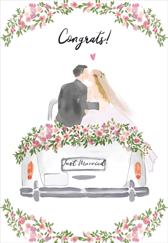 Just Married Convertible Eday N Size-Wedding