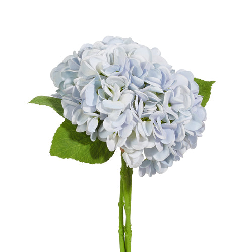 Real Touch Light Blue Hydrangeas Bundle 13in