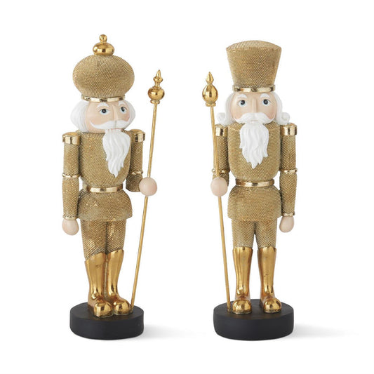 Resin Gold Faux Beaded Soldier