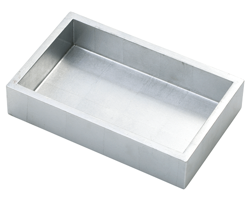 Guest Towel Silver Leaf Lacq. Holder