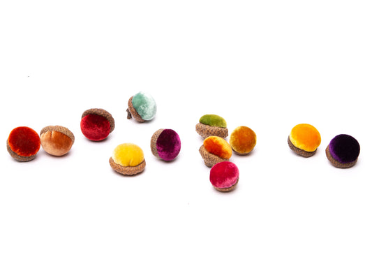 Velvet Fall Acorns - 6 pack by Hot Skwash