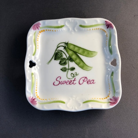 Sweet Pea Square Coaster