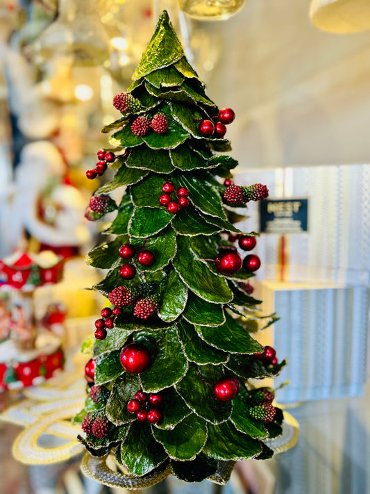Butterfly Leaf Cone Tree w/Mixed Berries (Red/Green)
