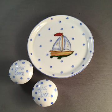 S/3 Tooth and Lock Box with Dish