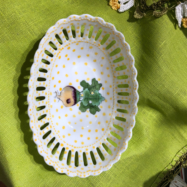 Small Veggie & Dots Dish
