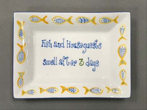 Fish & House Guest Small Tray