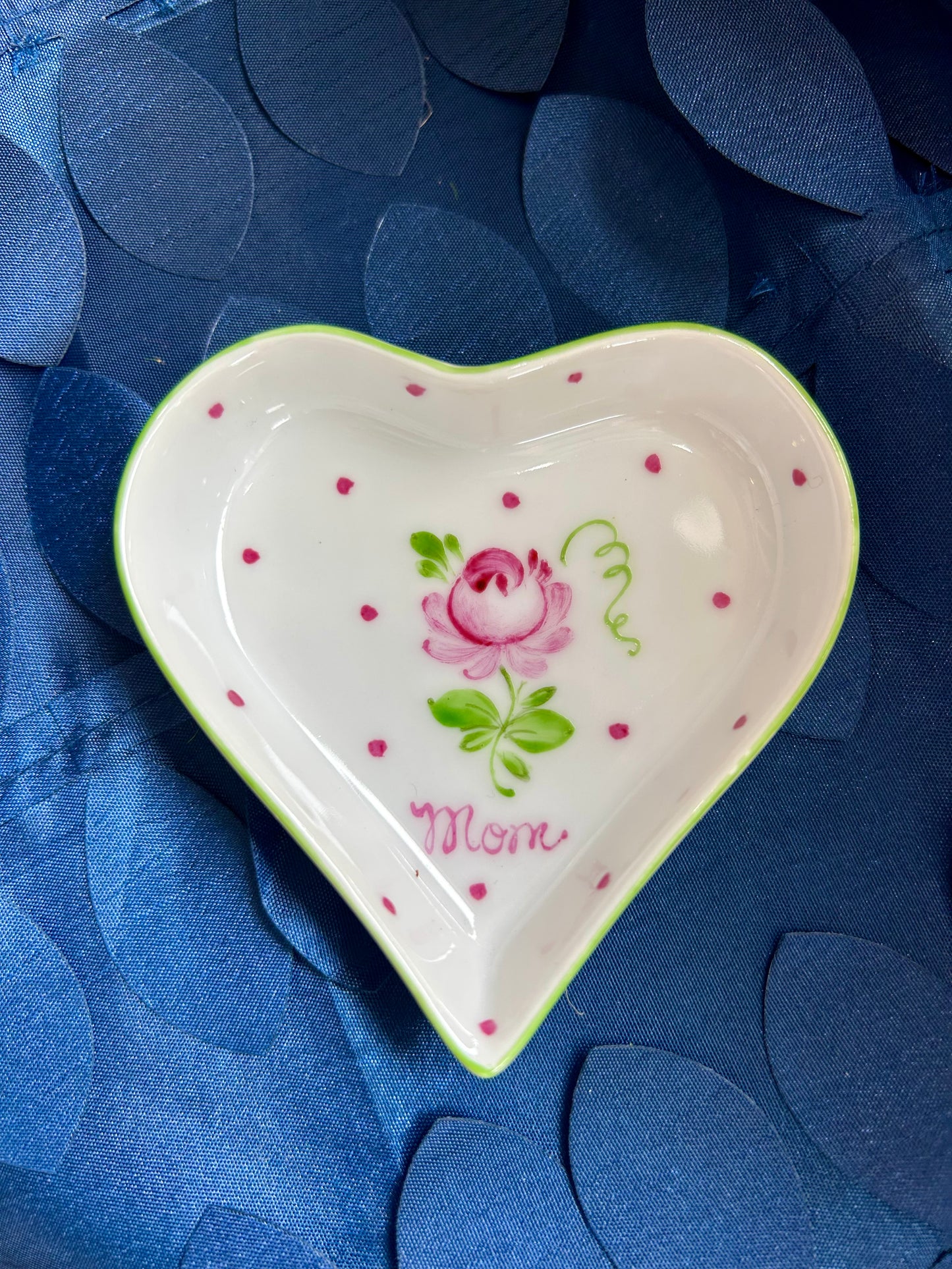 Rose Mom Heart Dish