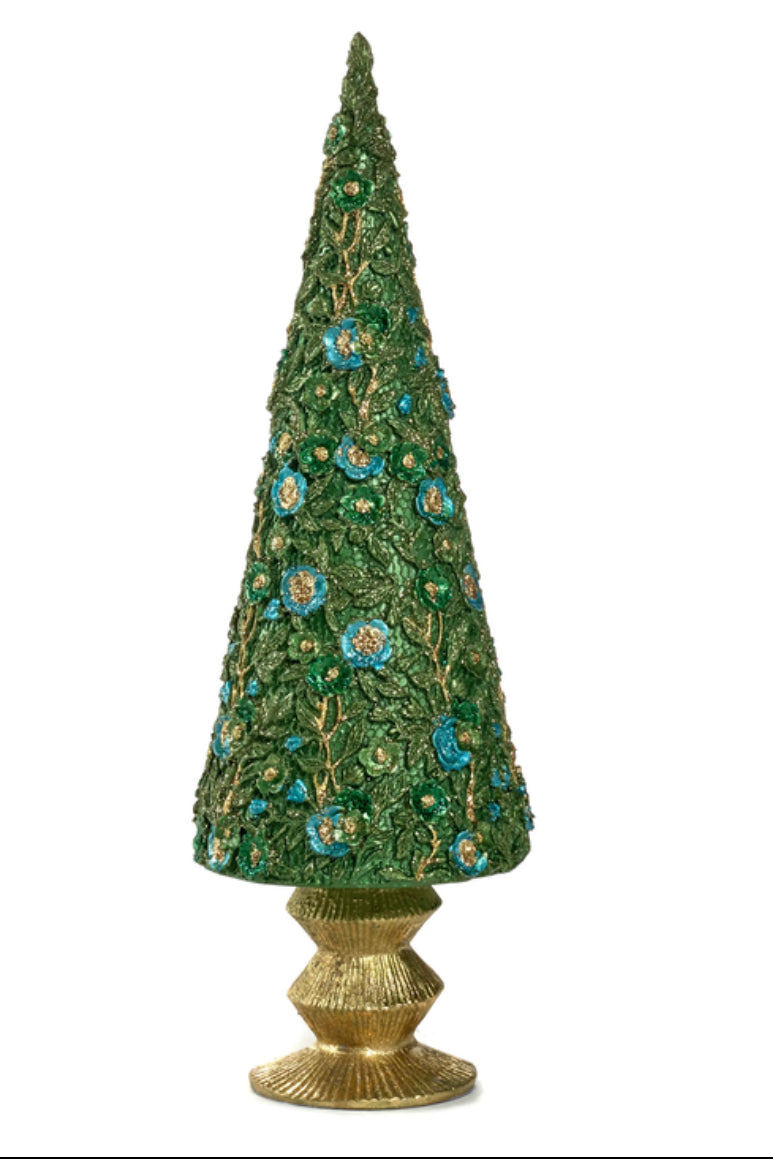 Floral Bloom Cone Tree (Evergreen)