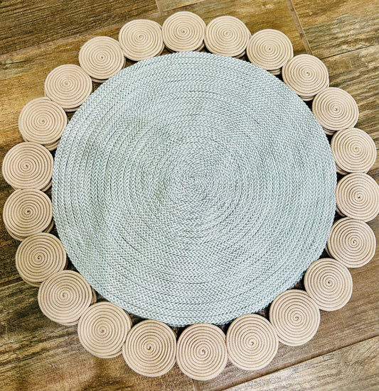 Spirals-Silver 1004/Beige 1140