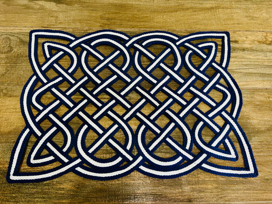 Gate Rectangle- Navy/White