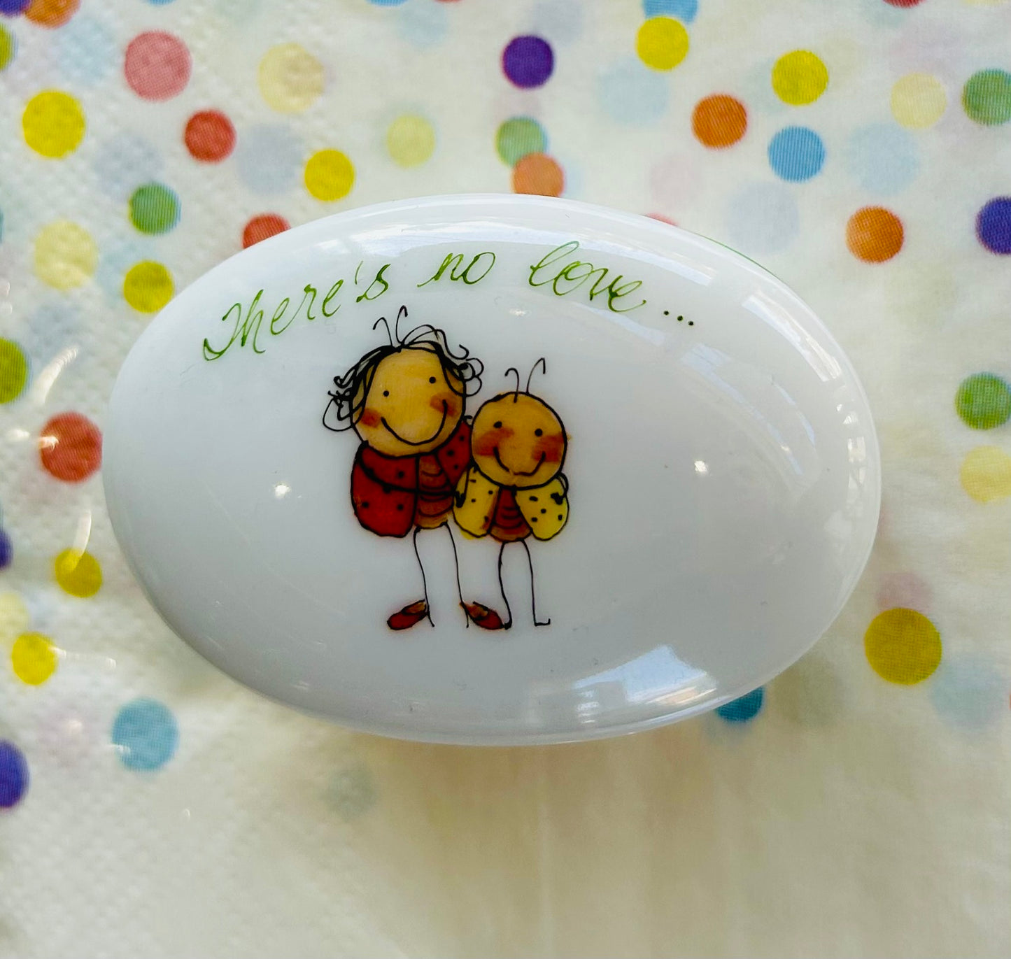 There's No Love Like a Mother's Love Oval Box