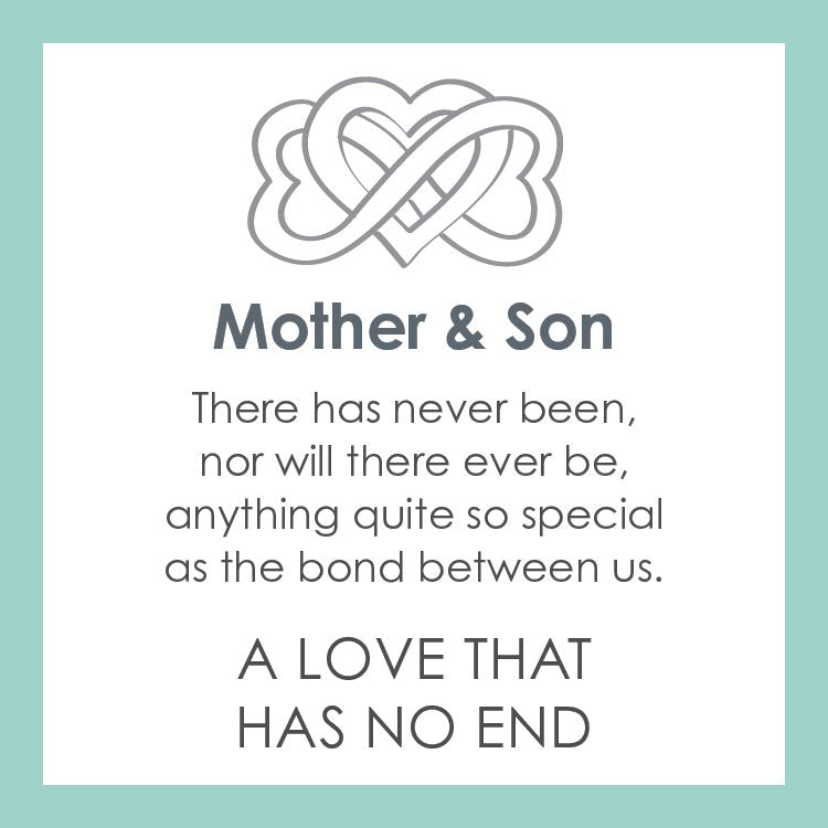 Mother & Son All Gold Pendant